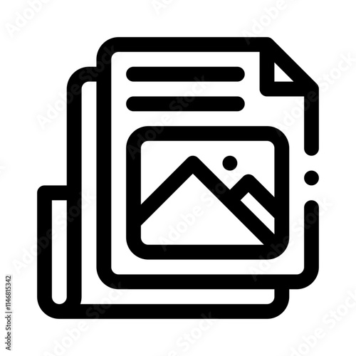 image file line icon