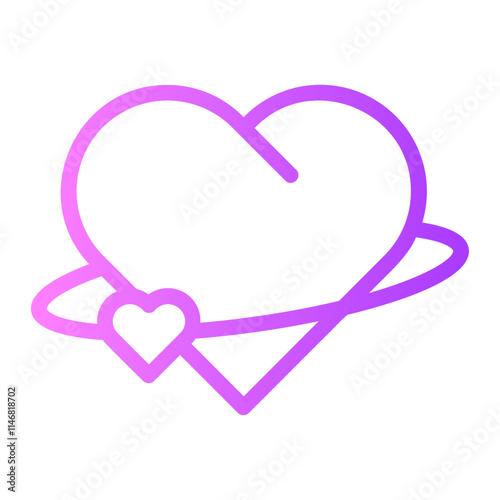 Heart gradient icon