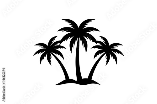 set of palms