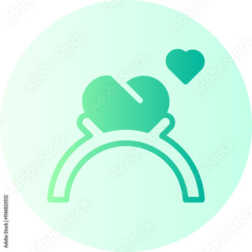 Engagement Ring gradient icon