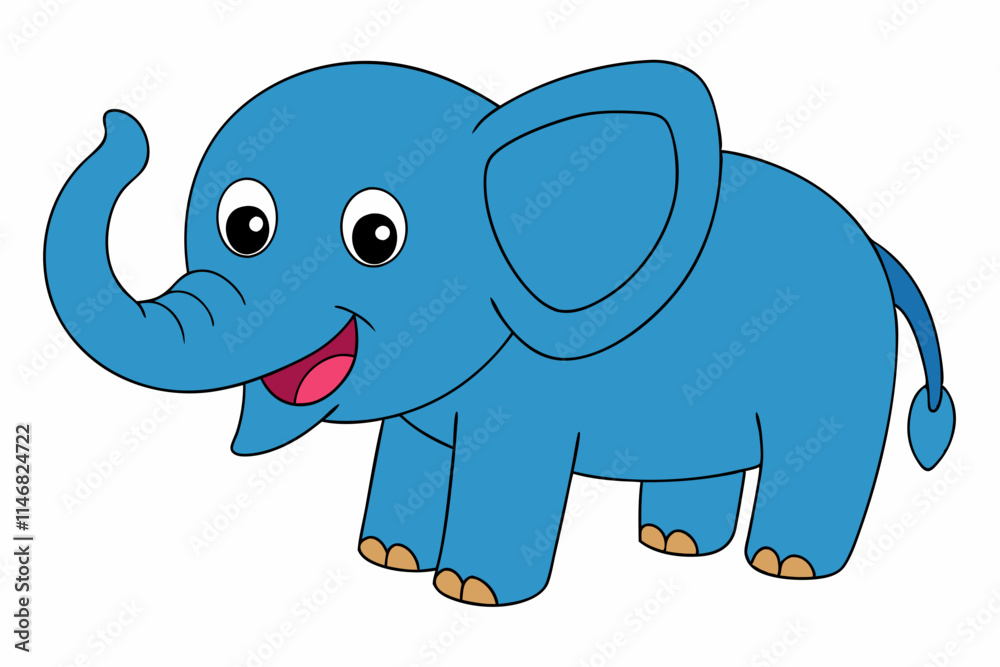Obraz premium elephant cartoon