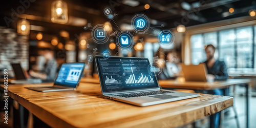 Wallpaper Mural Collaborative Business Environment – Leveraging Technology and Data Analysis for Sustainable Growth, Innovation, and Market Success Torontodigital.ca