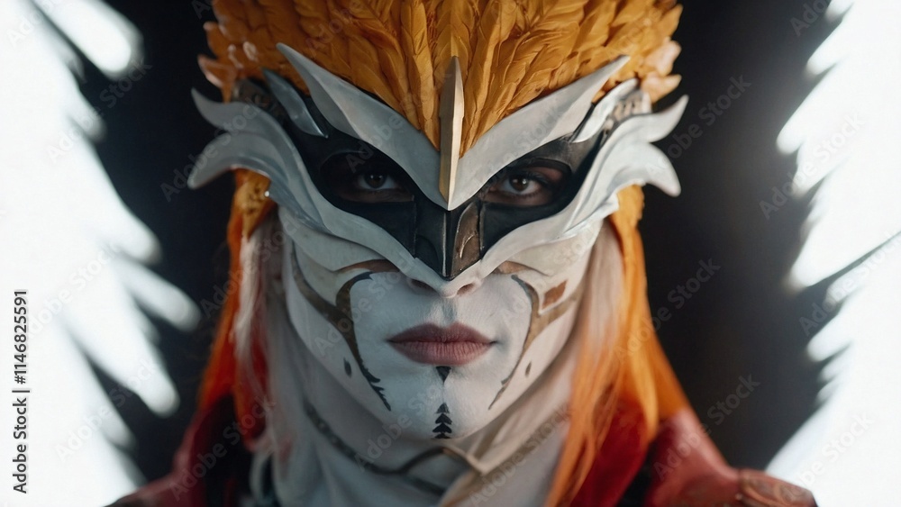 Naklejka premium portrait of a lion