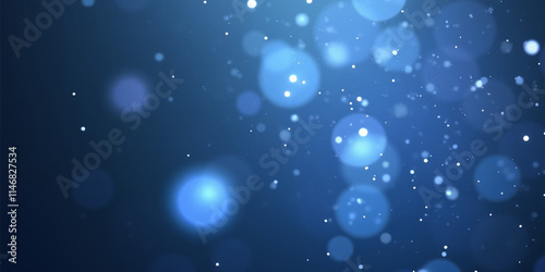  a glowing, ethereal background featuring soft blue orbs of light floating against a dark, gradient backdrop
