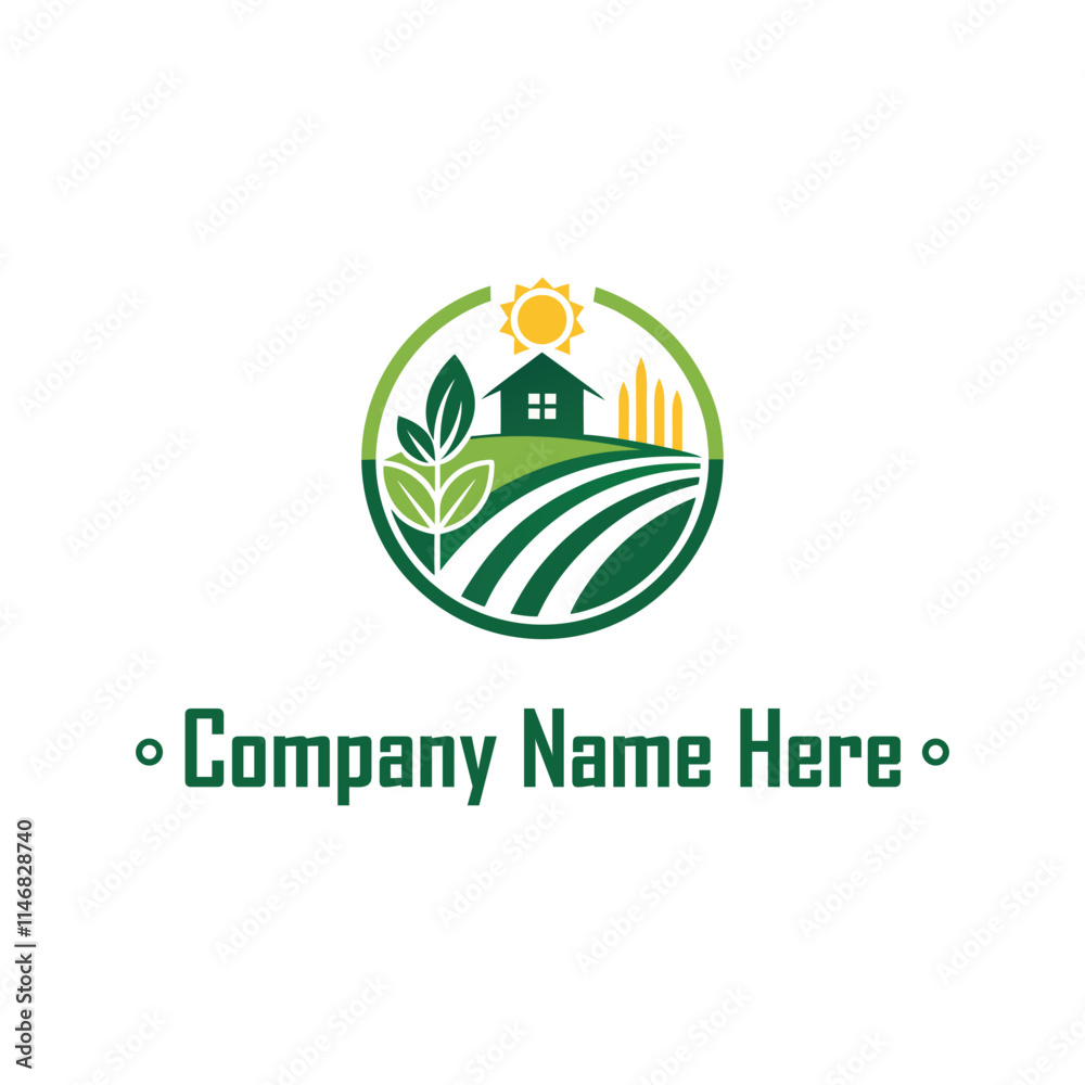 Agriculture logo vector 
