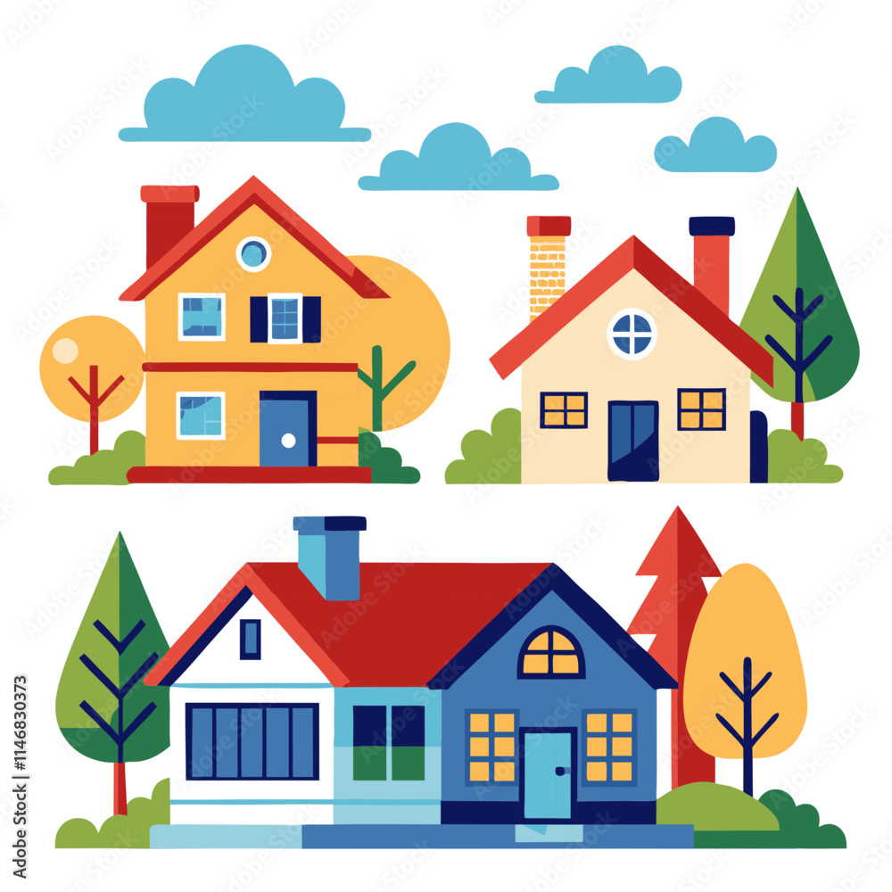 Fototapeta premium illustration of house