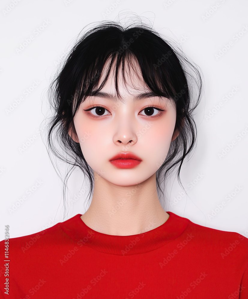 Chinese female portrait Chinese female portrait
