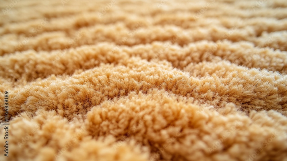 Closeup View Of Soft Brown Fluffy Texture Closeup View Of Soft Brown Fluffy Texture