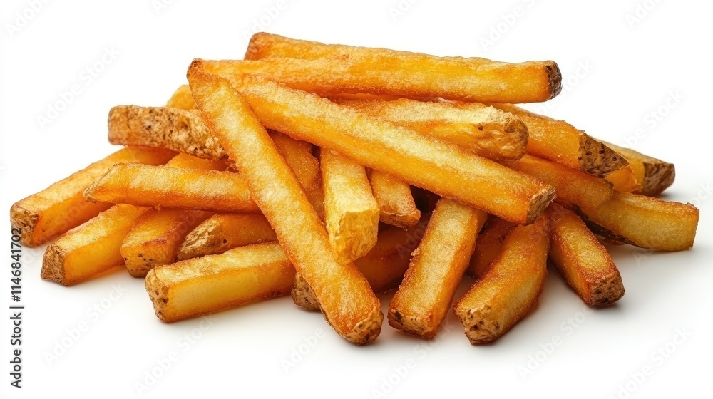 Golden fried potatoes, crispy french fries, delicious snack. Golden fried potatoes, crispy french fries, delicious snack.