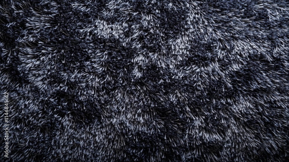 Dark Grey and White Fur Texture Background Dark Grey and White Fur Texture Background