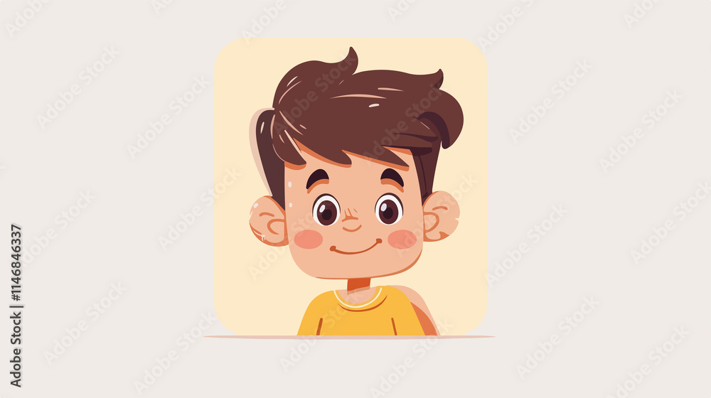 Adorable Cartoon Boy Animation Collection in Flat Vector Style Illustration Adorable Cartoon Boy Animation Collection in Flat Vector Style Illustration