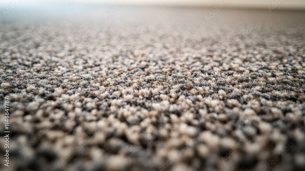 Close Up View Of Textured Carpet Fibers