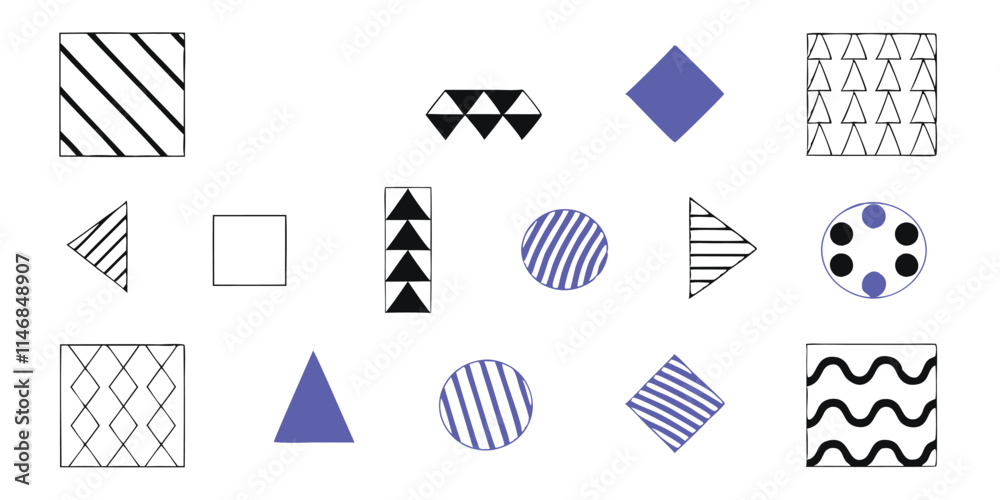 Different set of geometric shapes. Memphis design retro elements. Collection trendy halftone geometric shapes. trends designs and vintage graphics design element collection. vector file easily used. Different set of geometric shapes. Memphis design retro elements. Collection trendy halftone geometric shapes. trends designs and vintage graphics design element collection. vector file easily used.