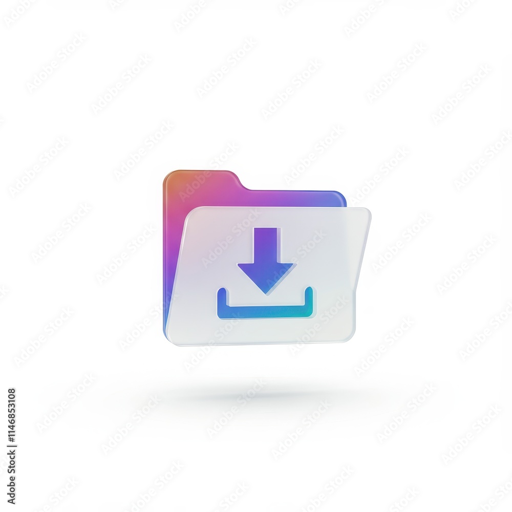 Download file icon isolated on white background Download file icon isolated on white background