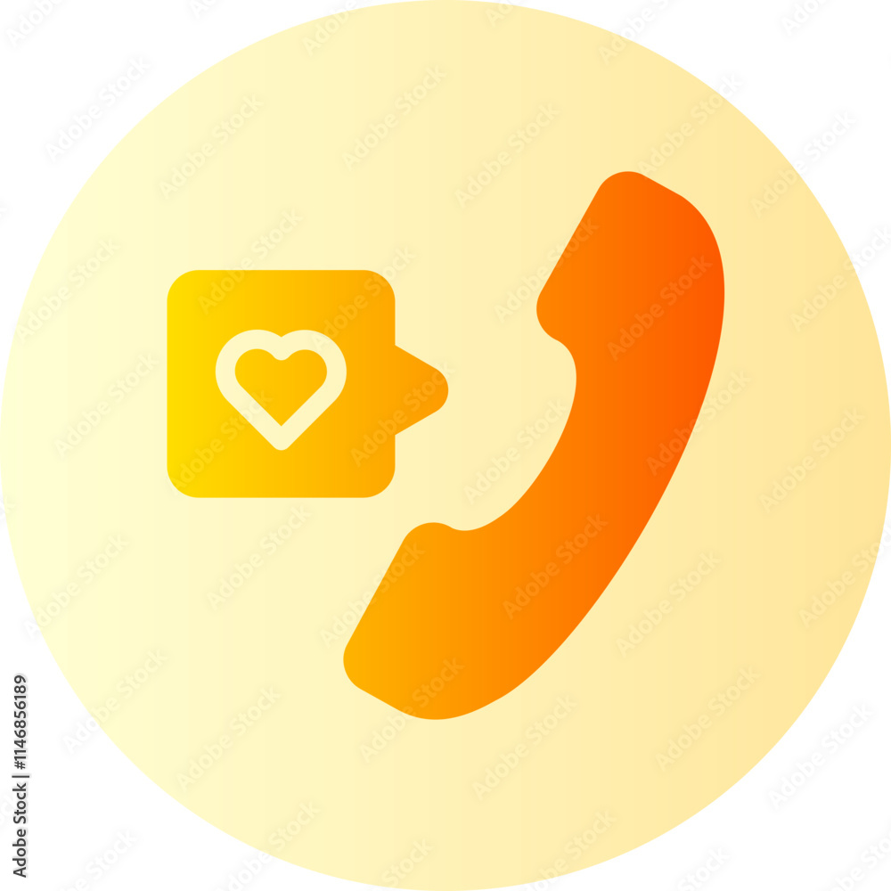 Phone Call gradient icon