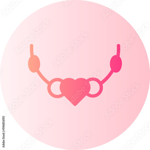 necklace gradient icon