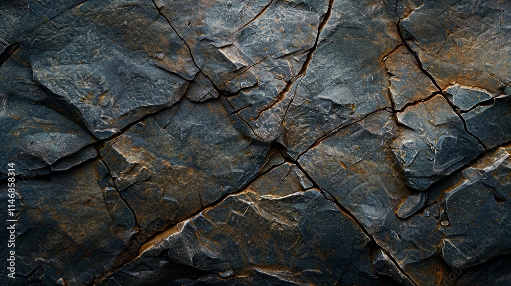 Close-up top-down shot featuring the unique patterns and textures of a stone texture background Close-up top-down shot featuring the unique patterns and textures of a stone texture background