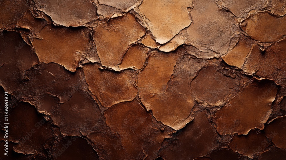 Fototapeta premium Abstract Brown Textured Surface Background