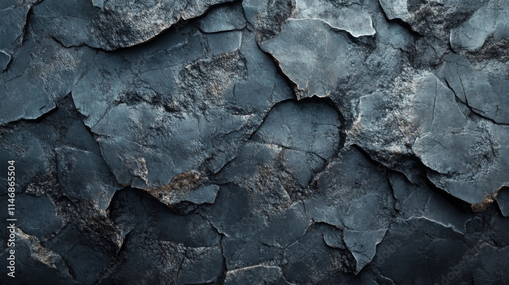 Dark Grey Rough Textured Rock Surface Dark Grey Rough Textured Rock Surface