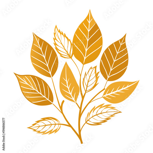 autumn leaves vector illustration