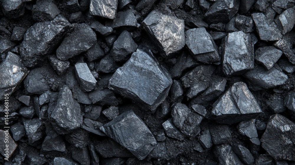 Dark Grey Coal Rocks Pile Texture Background Dark Grey Coal Rocks Pile Texture Background