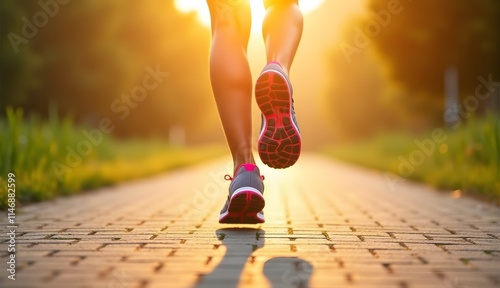Jogging into the Sunrise: A Journey of Wellness
