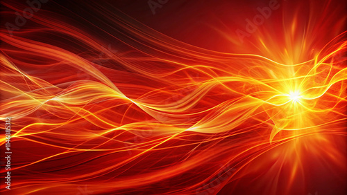 Abstract background with fire