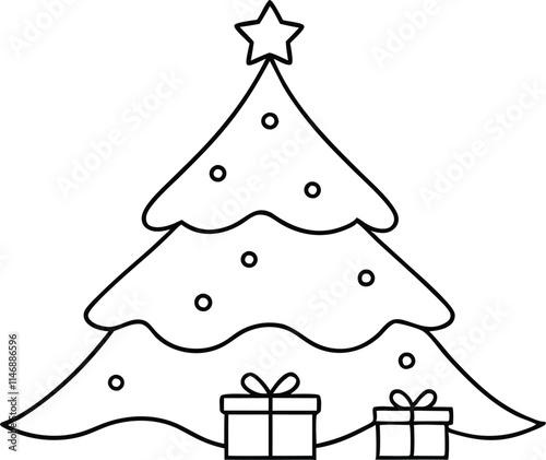 Christmas Tree with Decorations