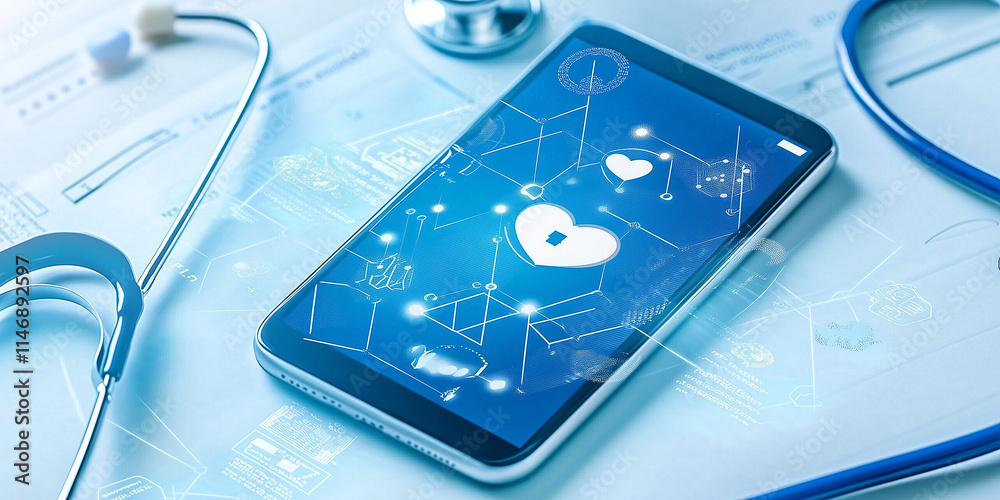 Medizin, Smart Assistant, Digitalisierung, Technikbewusstsein Digitaler Doktor Netzwelt Cyber Doktor Medizin, Smart Assistant, Digitalisierung, Technikbewusstsein Digitaler Doktor Netzwelt Cyber Doktor