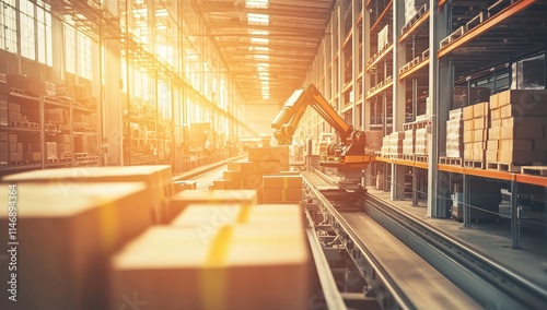 Automated Warehouse Robotics System: Streamlining Logistics and Efficiency in Modern Warehousing