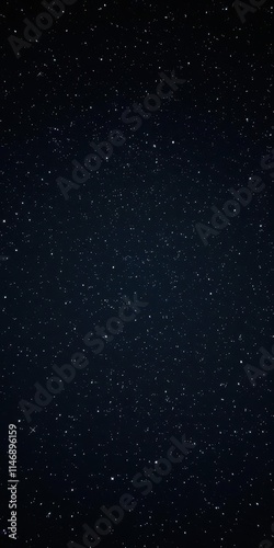 Sparkling stars scattered across a deep black night sky, outer space, twinkle
