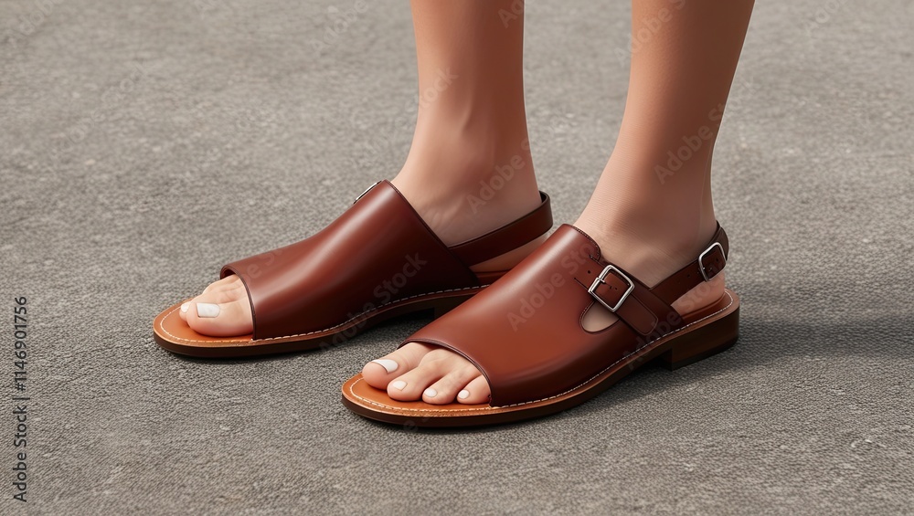 plane Comfort and style come together in these sophisticated brown sandals with a simple design, ideal for informal summertime excursions plane Comfort and style come together in these sophisticated brown sandals with a simple design, ideal for informal summertime excursions