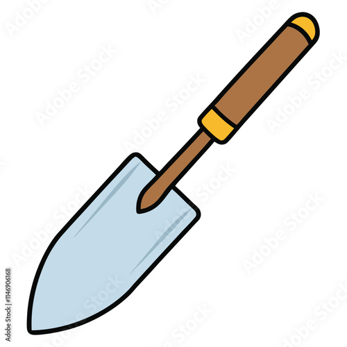 Trowels Vector illustration isolated on white background.