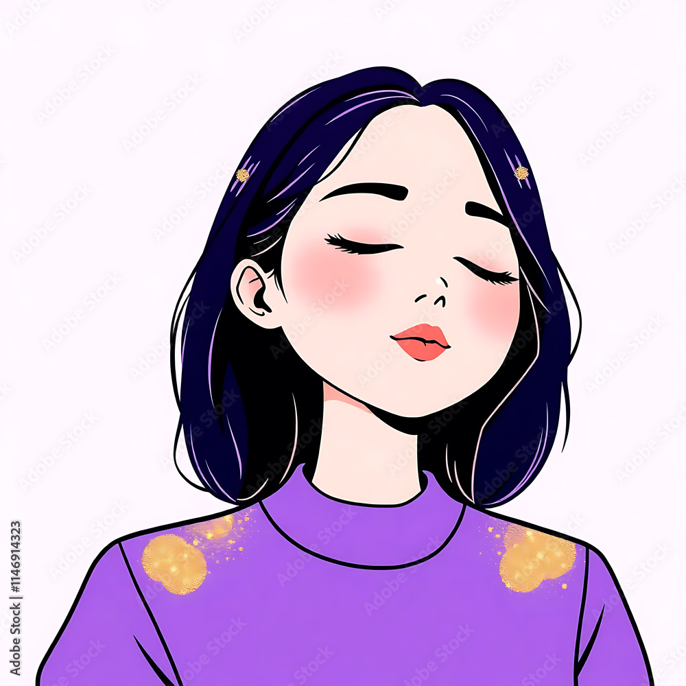 Woman, Illustration, portrait of a woman