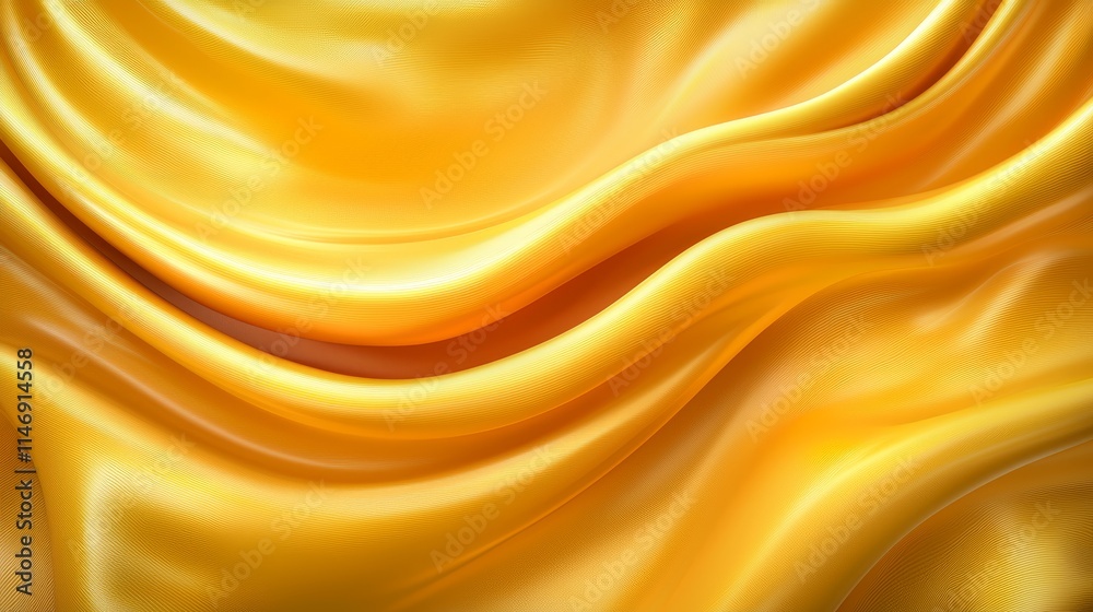 A close up of a golden satin background A close up of a golden satin background