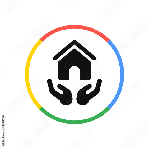 House in Hands Icon
