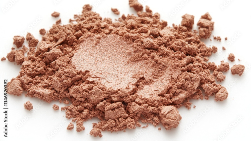 Crushed Brown Eyeshadow Powder Close Up Crushed Brown Eyeshadow Powder Close Up