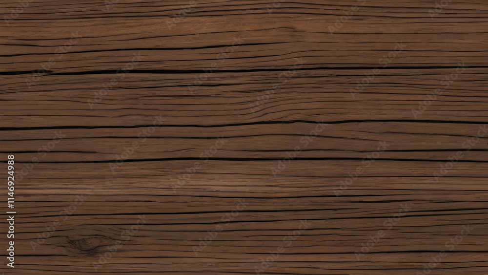 Dark brown weathered wood texture showing grain and knots