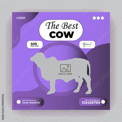 Brand Bucket cow fashion poster design mug poster plastic mug tiffin box Black Friday