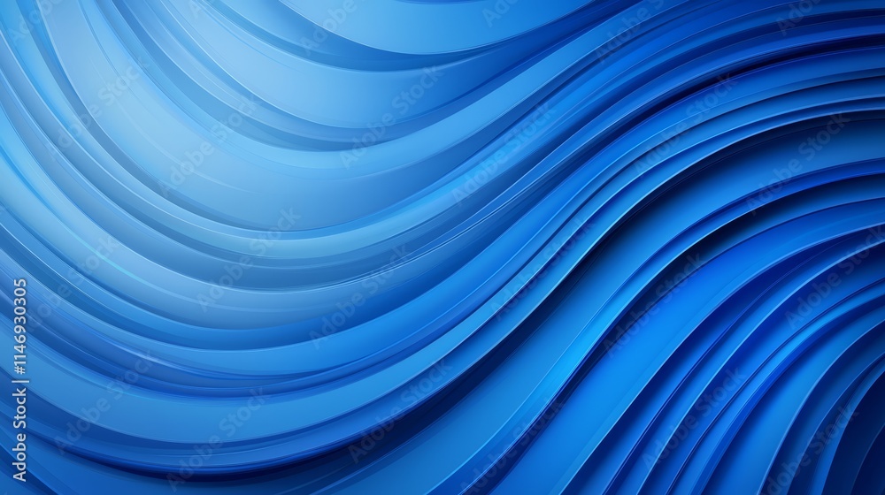 A blue abstract background with wavy lines A blue abstract background with wavy lines