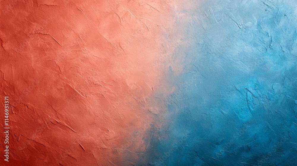 A red and blue wall with a rough texture A red and blue wall with a rough texture