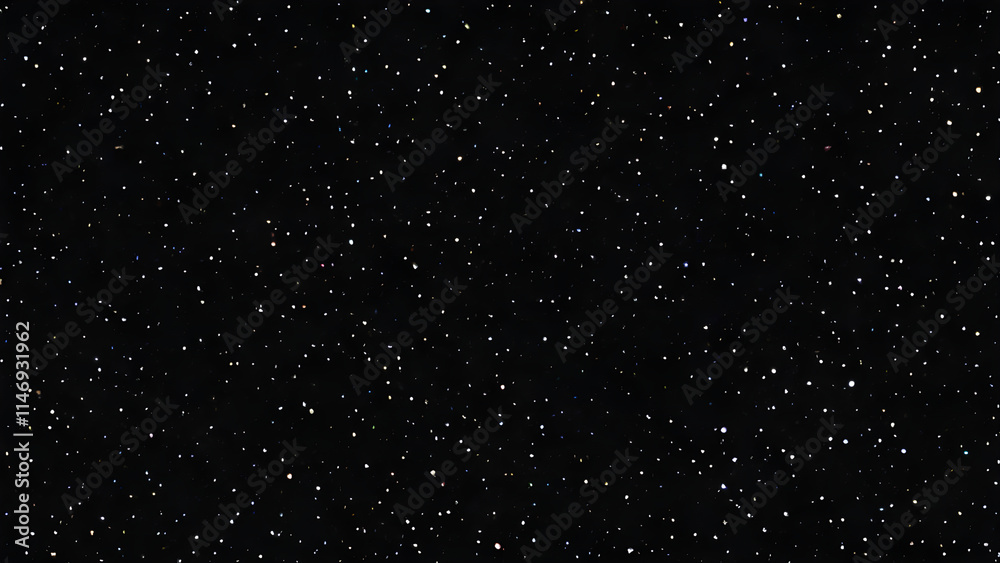 Obraz premium Twinkling stars creating celestial magic in dark night sky