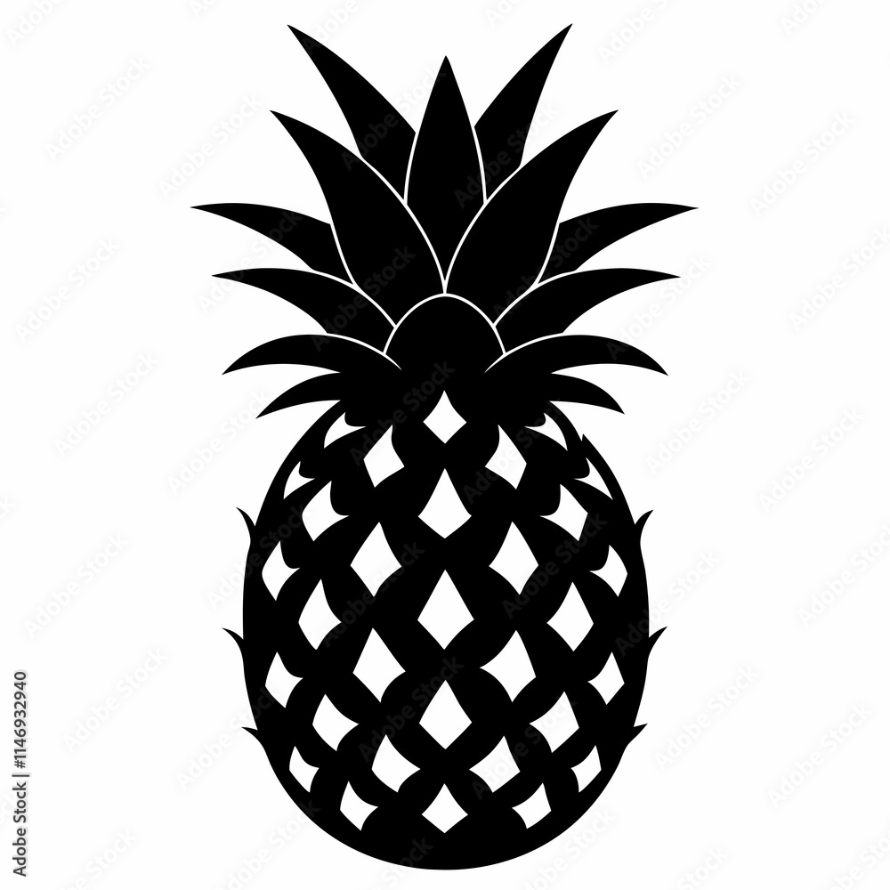 Obraz premium Pineapple Art vector