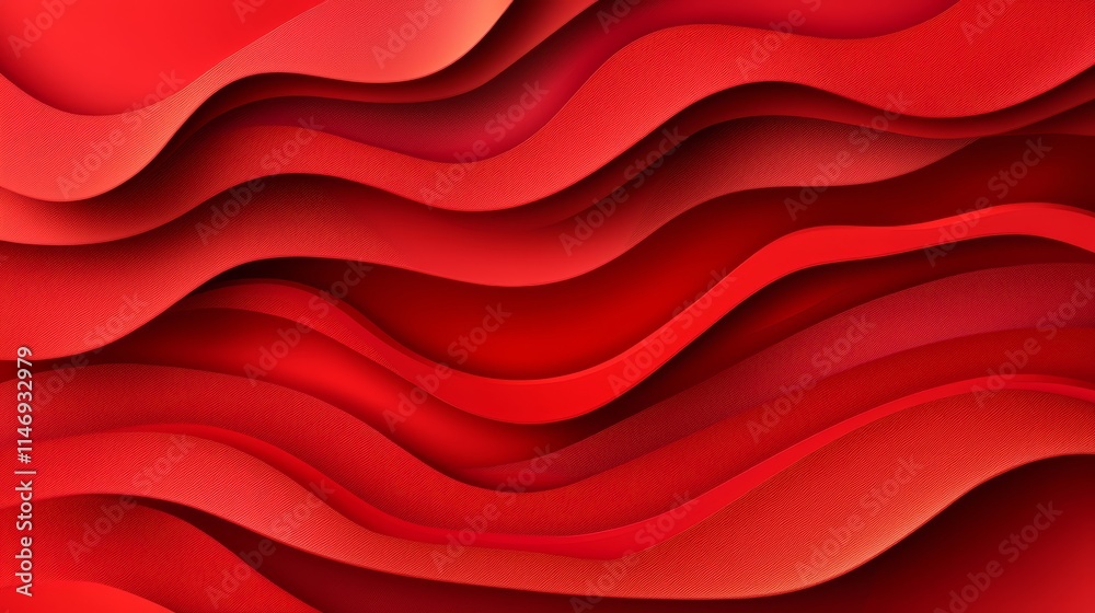 A red background with wavy lines that are overlapping each other A red background with wavy lines that are overlapping each other