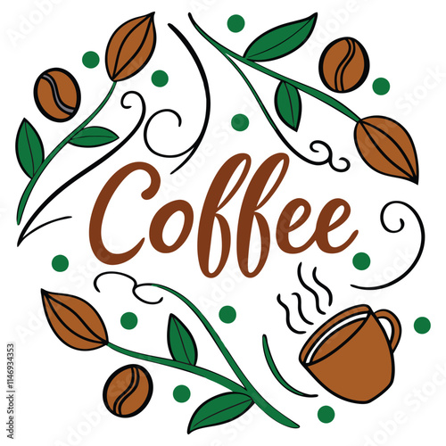 coffee-themed-magic-font-typography-new-design-vector 1