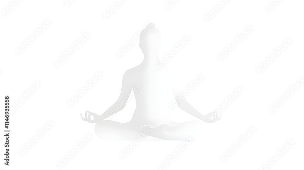 A clean vector of a yoga pose with soft lines and minimal detail, symbolizing mindfulness. Yoga pose minimalist. A clean vector of a yoga pose with soft lines and minimal detail, symbolizing mindfulness. Yoga pose minimalist.