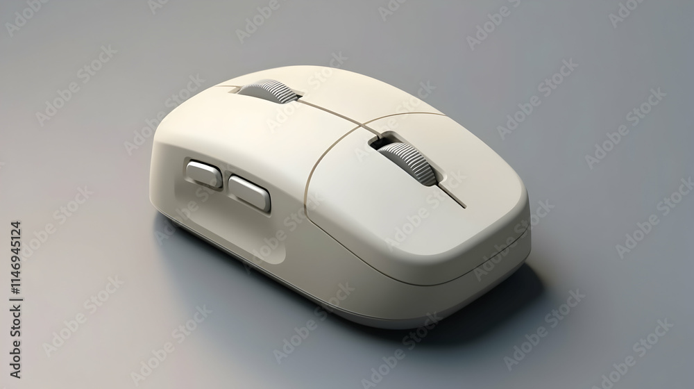 A sleek, modern computer mouse designed for ergonomic use and efficient navigation. A sleek, modern computer mouse designed for ergonomic use and efficient navigation.