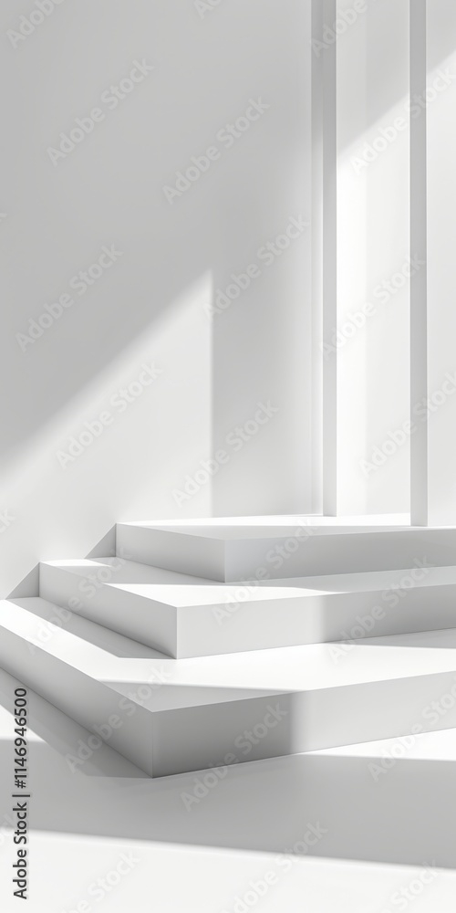 Clean lines and uncluttered composition of the award podium Clean lines and uncluttered composition of the award podium