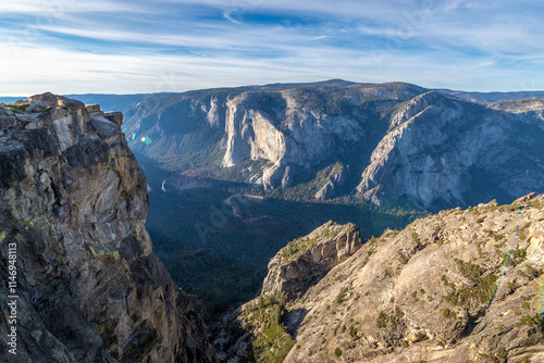 Stunning views at Taft Point, Yosemite