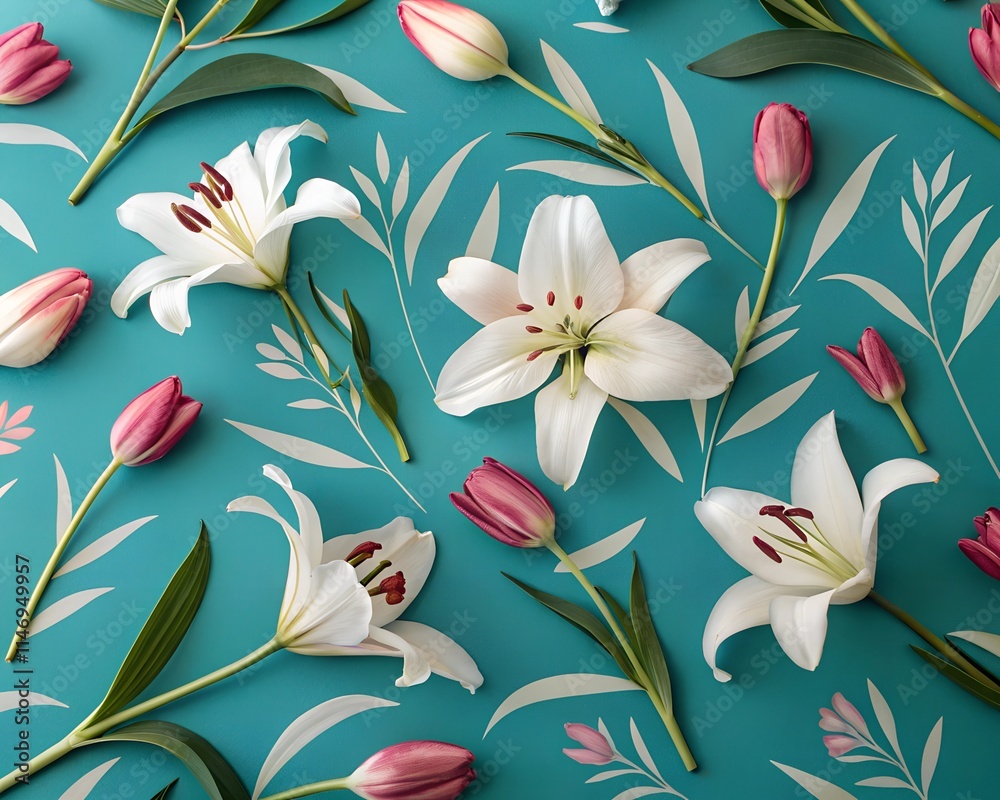 seamless floral pattern seamless floral pattern